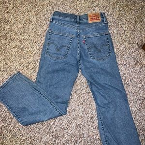 levi flare jeans size 24